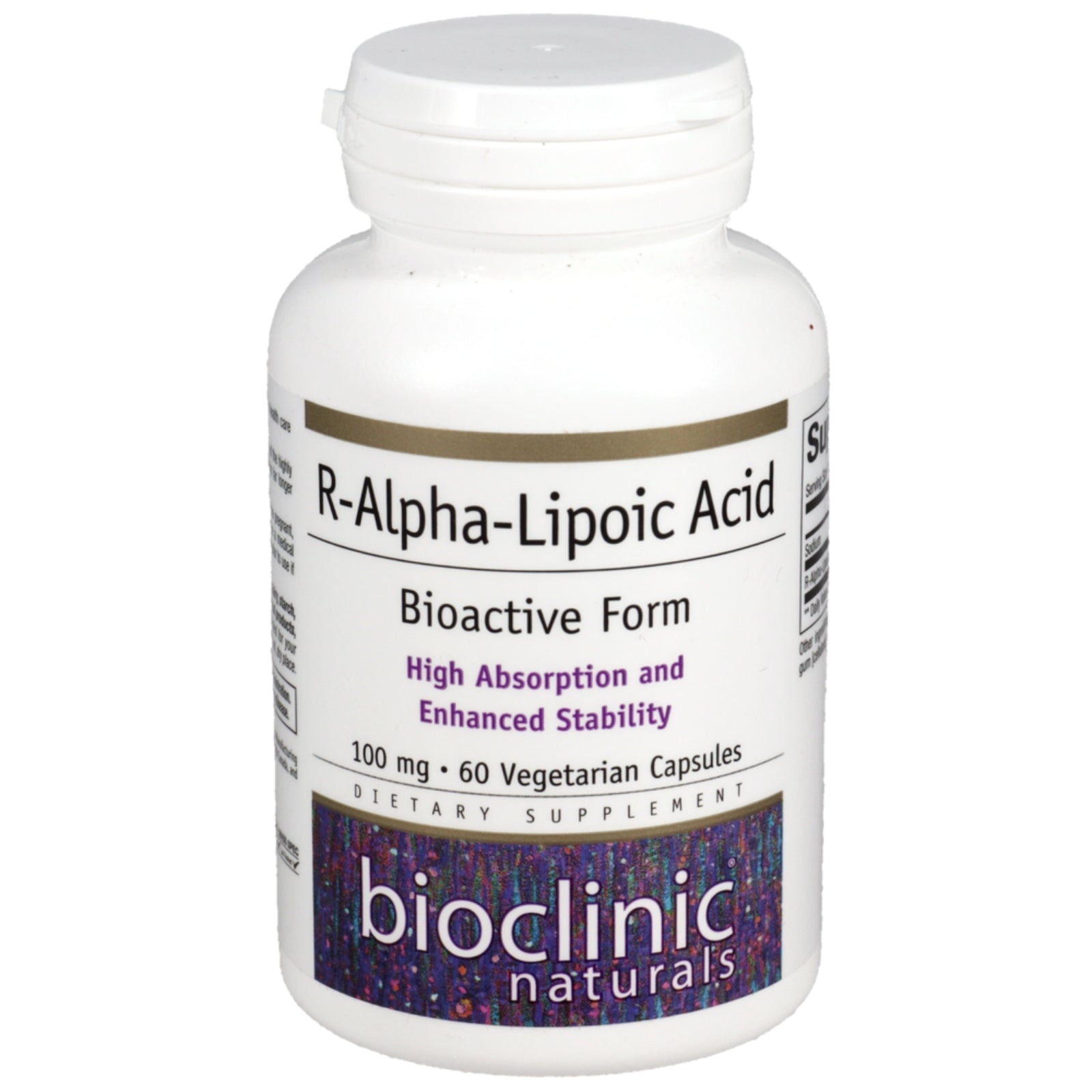 Bioclinic Naturals, R-Alpha-Lipoic Acid, 60 Vegetarian Capsules UPC 629022092741 | HiLife Vitamins